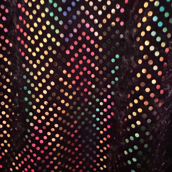 Vintage black sequins top size large. - Picture 6 of 6